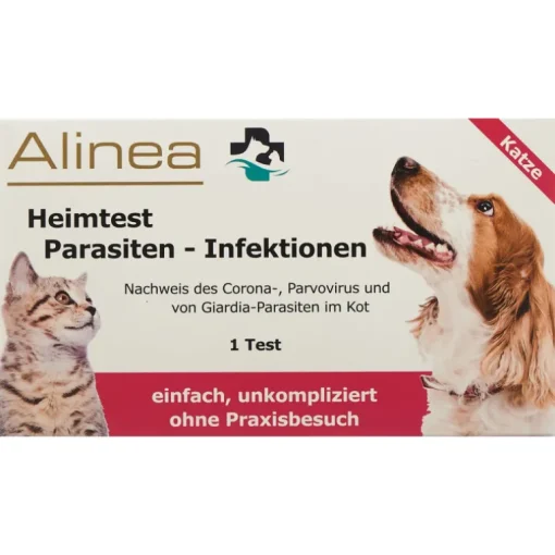 Alinea Heimtest Parasiten/Infektionen bei Katzen 1Test
