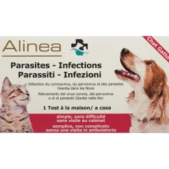 Alinea Heimtest Parasiten/Infektionen bei Katzen 1Test