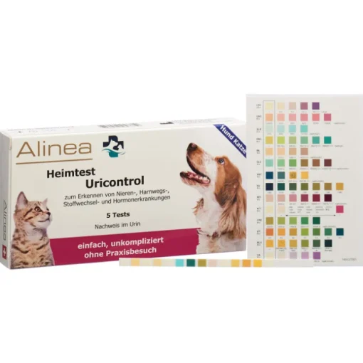 Alinea Heimtest Urincontrol Hund/Katze 5 Tests