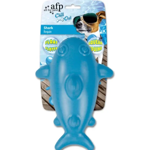 All for Paws AFP Wasserspielzeug Chill Out Haifisch - mit Quietscher