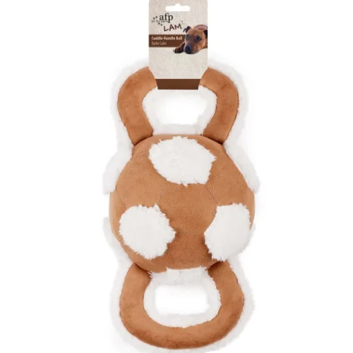 All for Paws Lambswool Handle Soccer Ball ass.