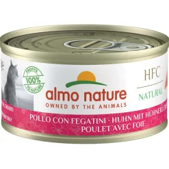 Almo Nature Classic Cat Huhn & Leber 24x70g