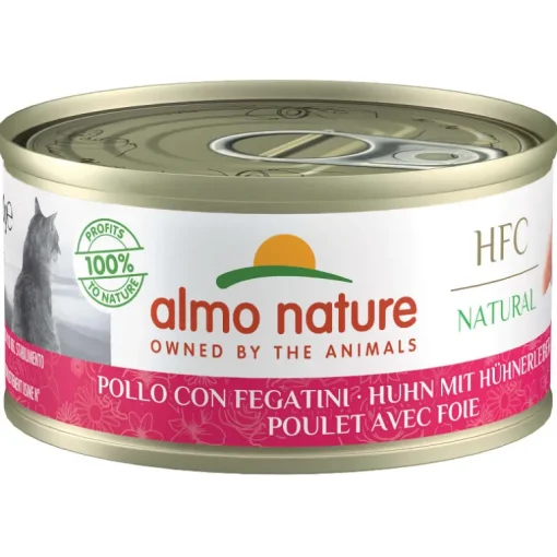 Almo Nature Classic Cat Huhn & Leber 24x70g
