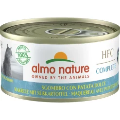 Almo Nature HFC Complete Katzenfutter HFC Makrele mit Süsskartoffel 24x70g