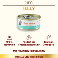 Almo Nature HFC Jelly Forelle & Thunfisch Dose 70g