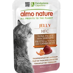 Almo Nature HFC Jelly Thunfisch & Garnelen Adult Beutel 55g