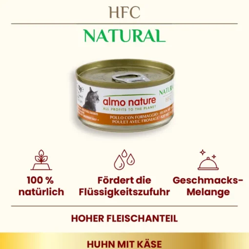 Almo Nature HFC Natural Huhn & Käse 70g