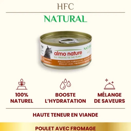 Almo Nature HFC Natural Huhn & Käse 70g