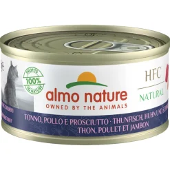Almo Nature HFC Natural Thunfisch, Huhn & Schinken 24x70g