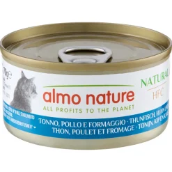 Almo Nature HFC Natural Thunfisch, Huhn & Käse 70g