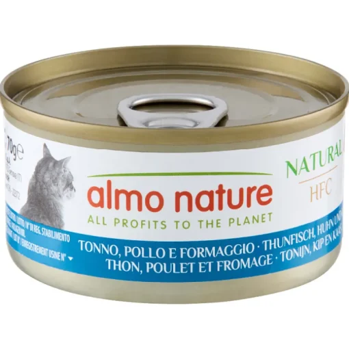 Almo Nature HFC Natural Thunfisch, Huhn & Käse 70g