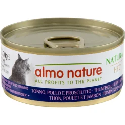 Almo Nature HFC Natural Thunfisch, Huhn & Schinken 70g