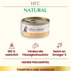 Almo Nature HFC Natural Thunfisch & Garnelen 70g