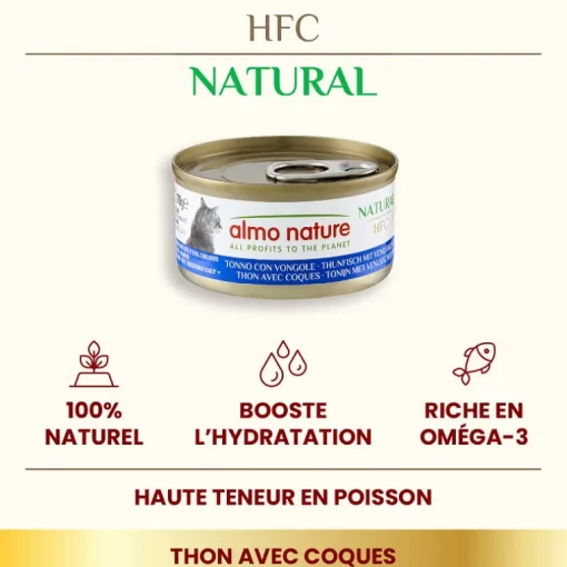 Almo Nature HFC Natural Thunfisch & Venusmuschel 70g