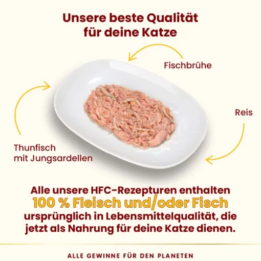 Almo Nature HFC Natural Thuhnfisch & Jungsardellen 70g
