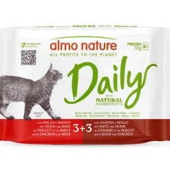 Almo Nature Katzenfutter Daily Mutlipack Huhn 6x70g