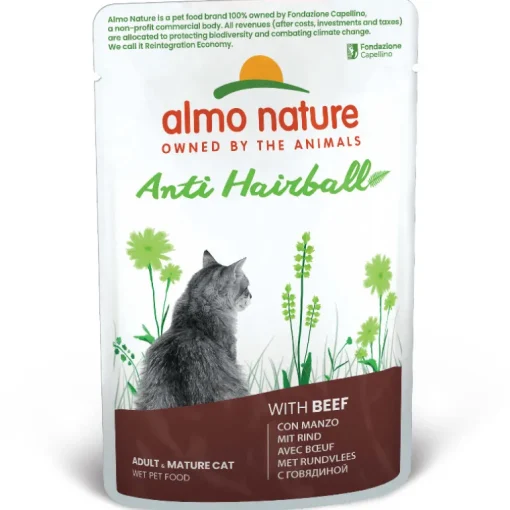 Almo Nature Nassfutter FC Anti-Hairball Rind