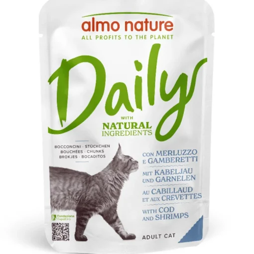 Almo Nature PFC Kabeljau & Garnelen 30x70g