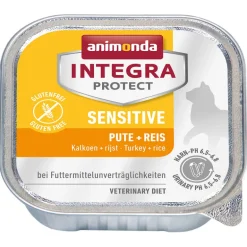 animonda Integra Protect Sensitive mit Pute & Reis 16x100g