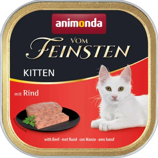 animonda Vom Feinsten KITTEN mit Rind 32x100g
