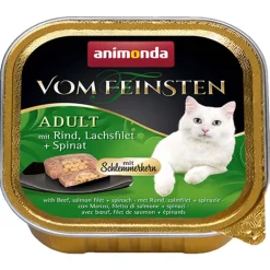 animonda Vom Feinsten Schlemmerkern Adult Rind, Lachs & Spinat 100g