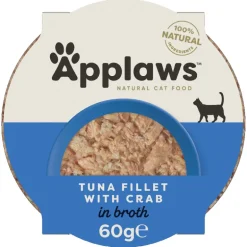 Applaws Cat Pot Tuna Fillets & Crab