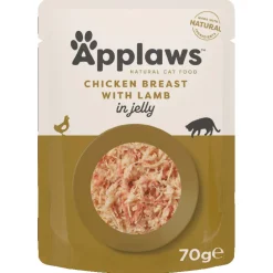 Applaws Pouch Chicken & Lamb in Jelly 70g