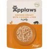 Applaws Pouch Chicken & Liver in Jelly 70g