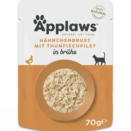 Applaws Pouch Hühnerbrust & Thunfisch 12x70g