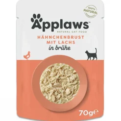 Applaws Pouch Hühnerbrust mit Lachs 12x70g