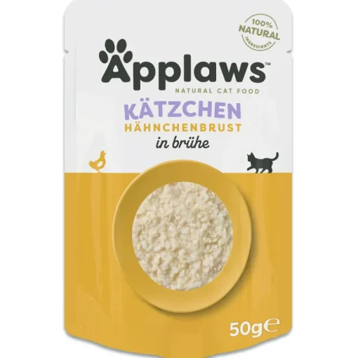 Applaws Pouch Kitten Hühnerbrust 12x50g
