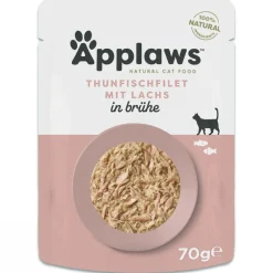 Applaws Pouch Thunfilet mit Lachs 12x70g
