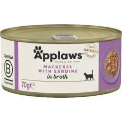 Applaws Tin Mackerel & Sardine 24x70g