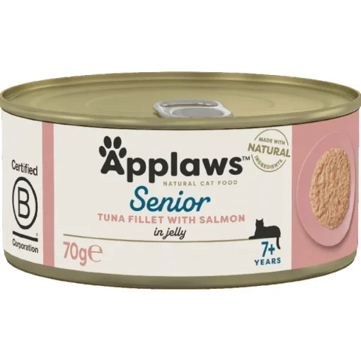 Applaws Tin Senior Tuna & Salmon 24x70g
