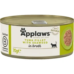 Applaws Tin Tuna Fillet & Seaweed 24x70g