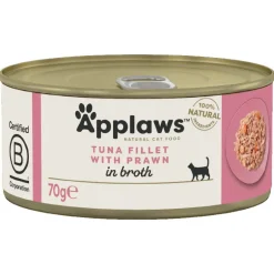 Applaws Tin Tuna Fillet & Prawn 70g