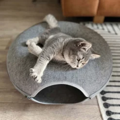 Aumüller Donut Katzentunnel/-höhle Ø60cm grau