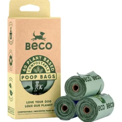 Beco Pets Hundekotbeutel Compostable Poop Bag 60 Travel