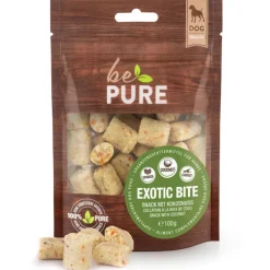 bePure Hundesnack Exotic Bite mit Kokosnuss 100g