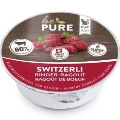 bePure Katzenfutter Switzerli Rinder Ragout