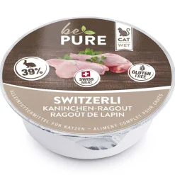 bePure Katzenfutter Switzerli Kaninchen Ragout