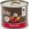 bePure Nassfutter Bio Rind mit Karotte & Hirse