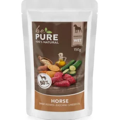bePure Nassfutter Sensitive Pferd mit Süsskartoffel