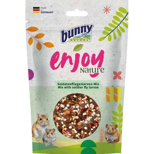 Bunny Enjoy Nature Mix mit Larven 90g