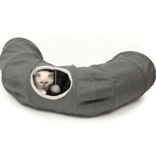 Catit Katzenspielzeug Vesper Katzentunnel grau 68x97x28cm