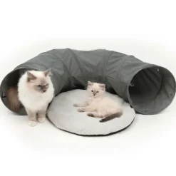Catit Katzenspielzeug Vesper Katzentunnel grau 68x97x28cm