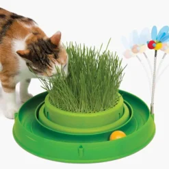 Catit Play Ball Circuit mit Katzengras