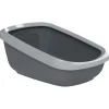 Chatnelle Katzentoilette EcoGranda offen mit Siebeinsatz grau
