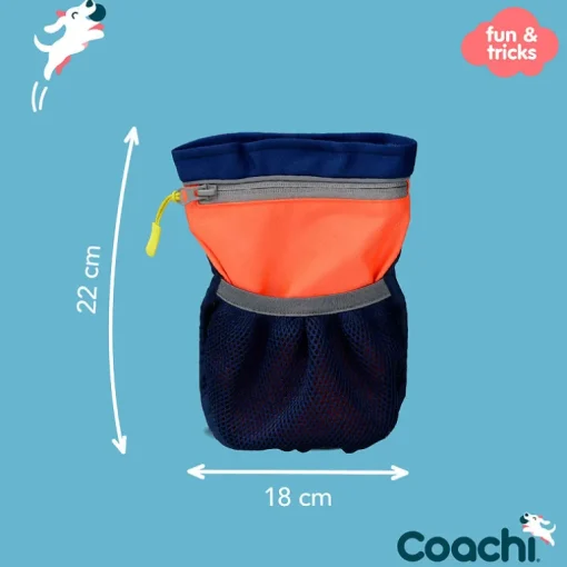 Coachi Futterbeutel Hund Pro schwarz-orange