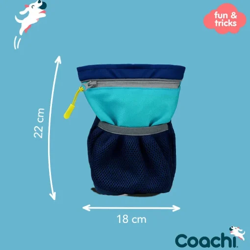 Coachi Futterbeutel Hund Pro schwarz-blau